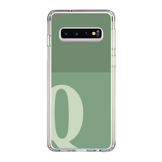 Slim Protection Case［ Original - initial two tone - Q green ］
