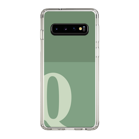 Slim Protection Case［ Original - initial two tone - Q green ］