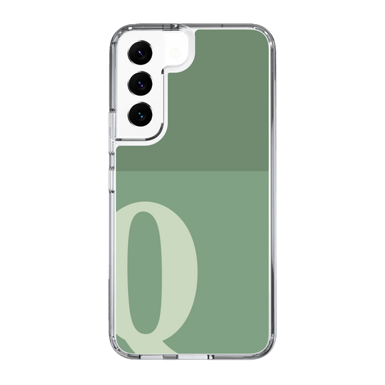 Slim Protection Case［ Original - initial two tone - Q green ］