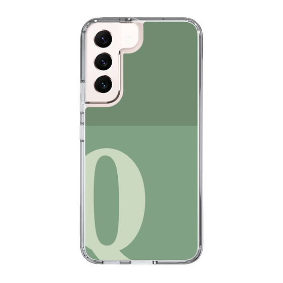 Slim Protection Case［ Original - initial two tone - Q green ］