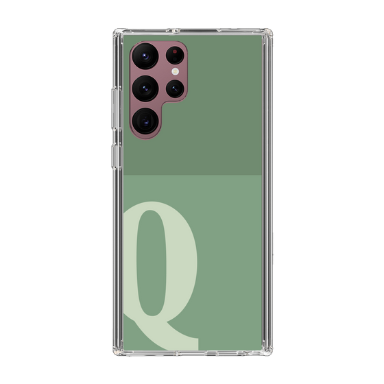 Slim Protection Case［ Original - initial two tone - Q green ］