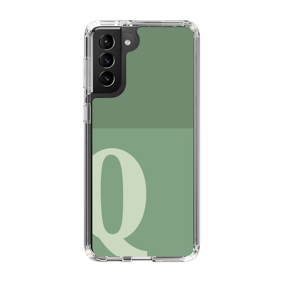 Slim Protection Case［ Original - initial two tone - Q green ］