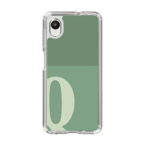 Slim Protection Case［ Original - initial two tone - Q green ］