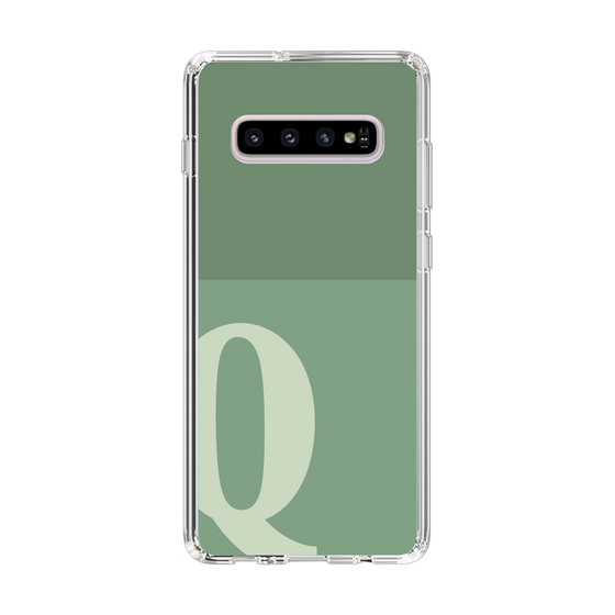 Slim Protection Case［ Original - initial two tone - Q green ］