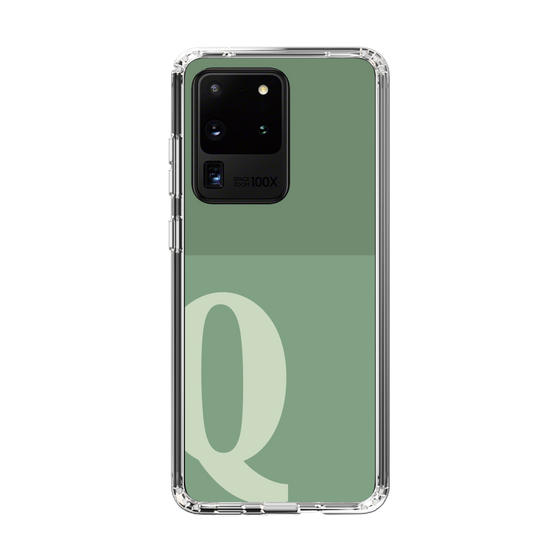 Slim Protection Case［ Original - initial two tone - Q green ］