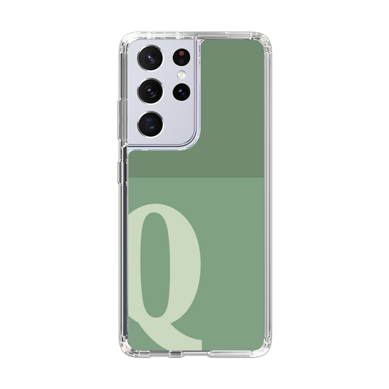 Slim Protection Case［ Original - initial two tone - Q green ］