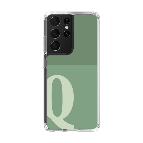 Slim Protection Case［ Original - initial two tone - Q green ］