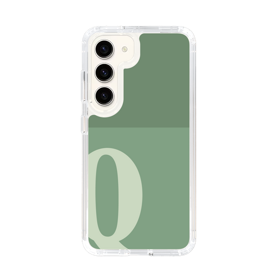 Slim Protection Case［ Original - initial two tone - Q green ］