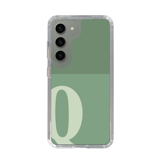 Slim Protection Case［ Original - initial two tone - Q green ］