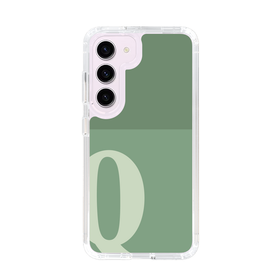 Slim Protection Case［ Original - initial two tone - Q green ］
