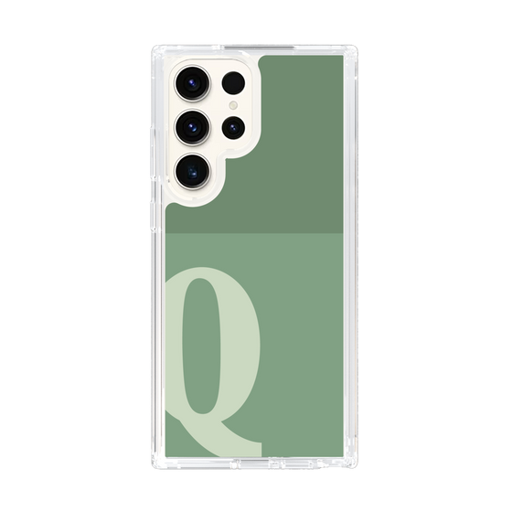 Slim Protection Case［ Original - initial two tone - Q green ］