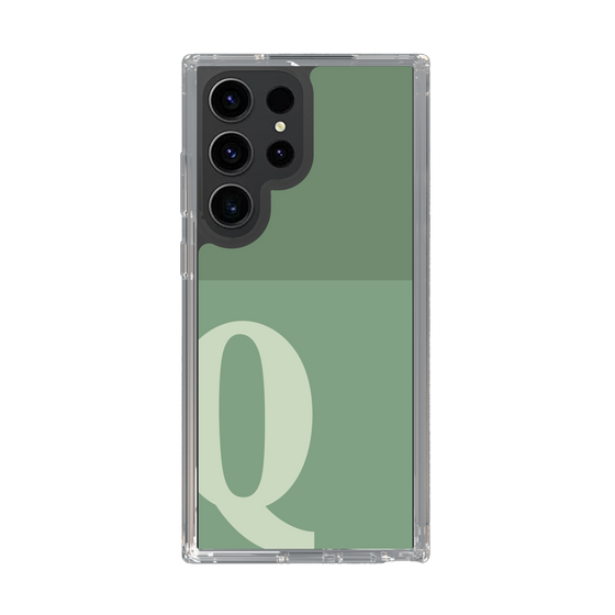 Slim Protection Case［ Original - initial two tone - Q green ］