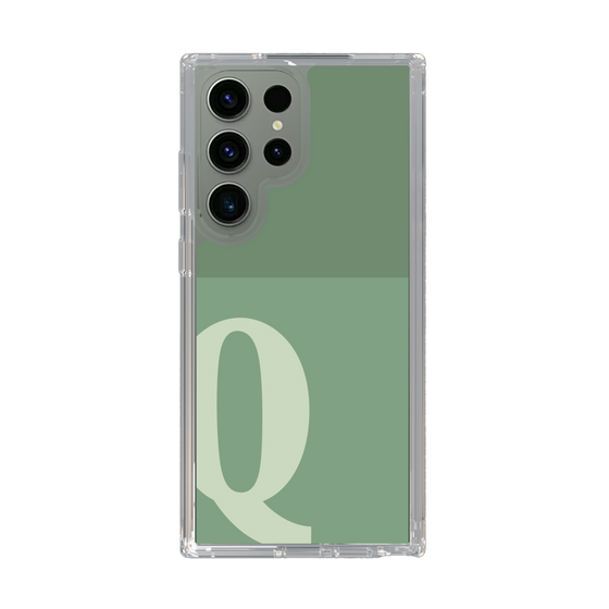 Slim Protection Case［ Original - initial two tone - Q green ］