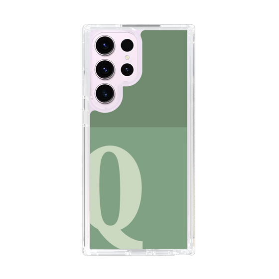 Slim Protection Case［ Original - initial two tone - Q green ］