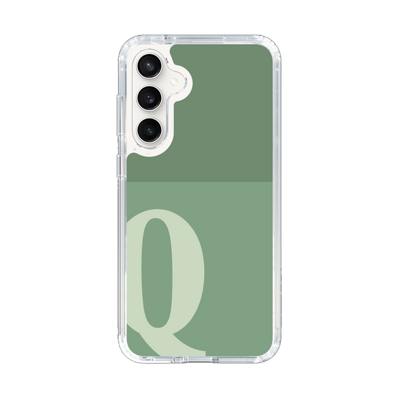 Slim Protection Case［ Original - initial two tone - Q green ］