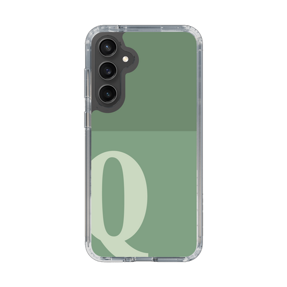 Slim Protection Case［ Original - initial two tone - Q green ］