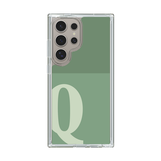 Slim Protection Case［ Original - initial two tone - Q green ］