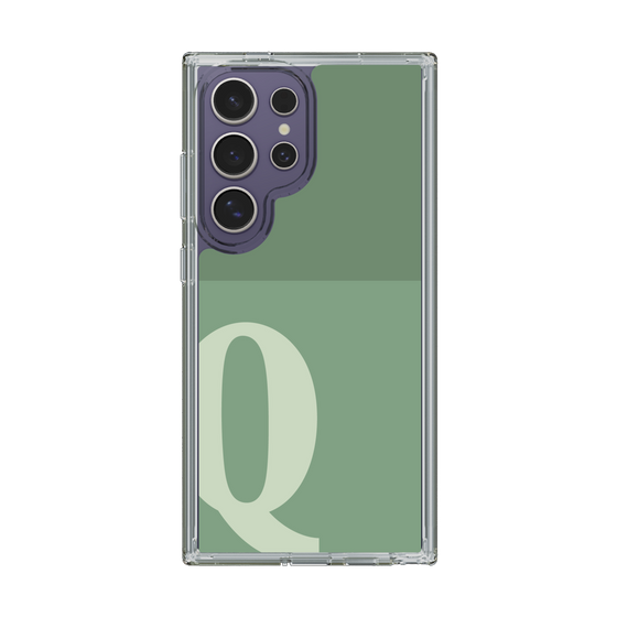 Slim Protection Case［ Original - initial two tone - Q green ］