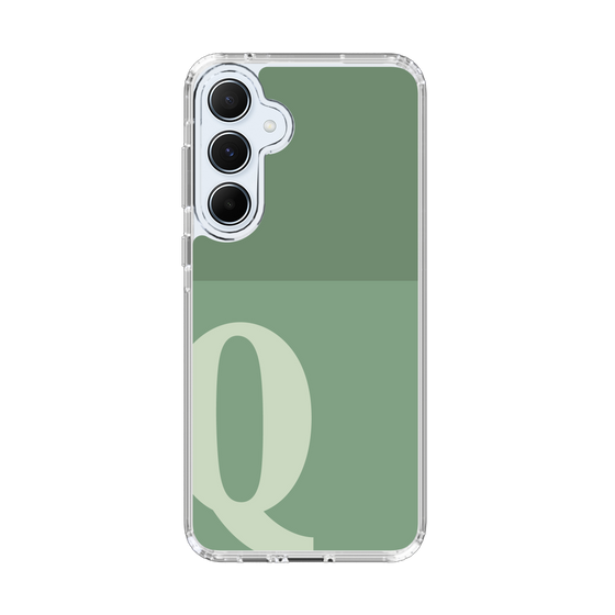Slim Protection Case［ オリジナル - initial two tone - Q green ］