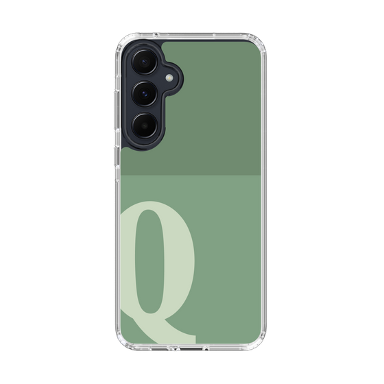 Slim Protection Case［ オリジナル - initial two tone - Q green ］