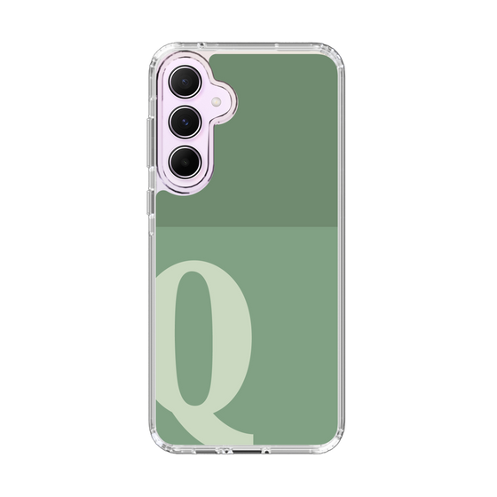 Slim Protection Case［ オリジナル - initial two tone - Q green ］