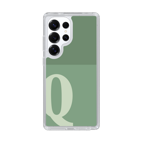 Slim Protection Case［ Original - initial two tone - Q green ］