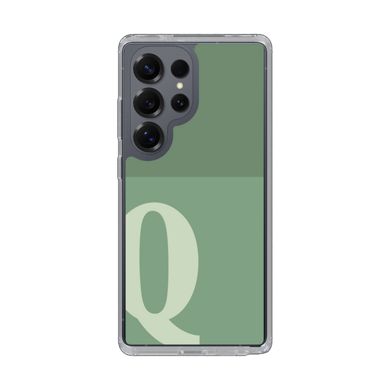 Slim Protection Case［ Original - initial two tone - Q green ］