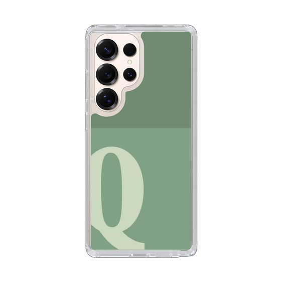 Slim Protection Case［ Original - initial two tone - Q green ］