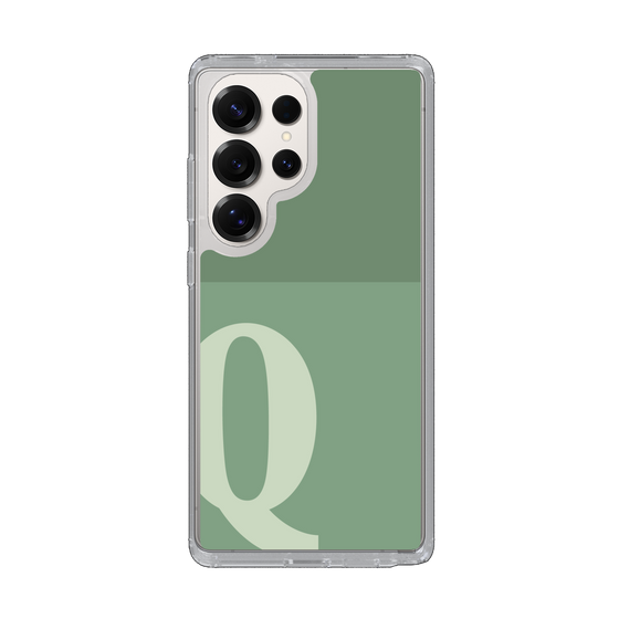 Slim Protection Case［ Original - initial two tone - Q green ］