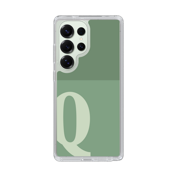 Slim Protection Case［ Original - initial two tone - Q green ］
