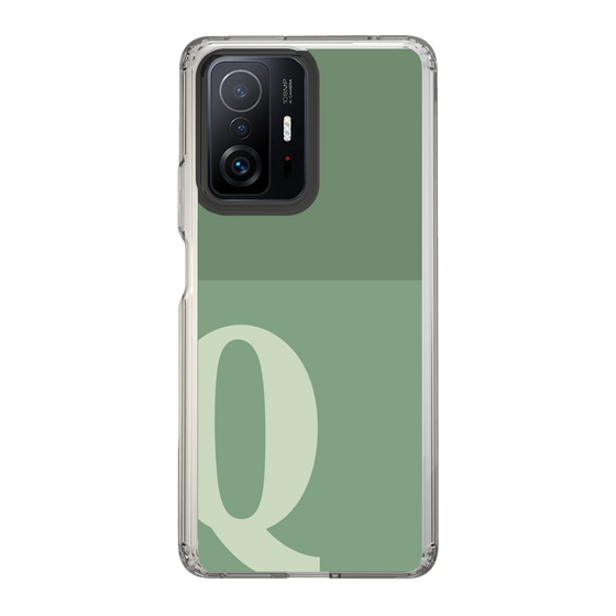 Slim Protection Case［ Original - initial two tone - Q green ］