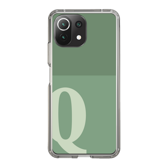 Slim Protection Case［ Original - initial two tone - Q green ］