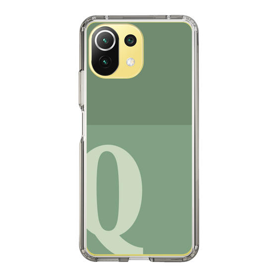 Slim Protection Case［ Original - initial two tone - Q green ］