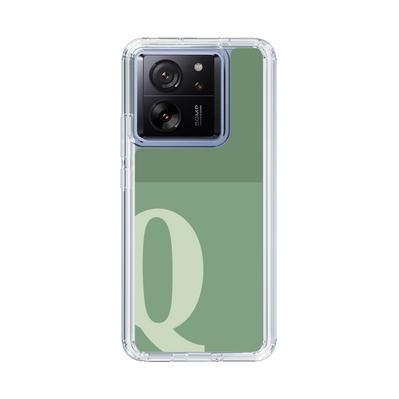 Slim Protection Case［ Original - initial two tone - Q green ］