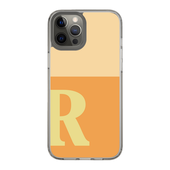 Slim Protection Case［ Original - initial two tone - R orange ］
