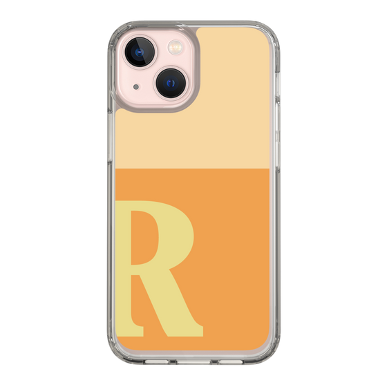 Slim Protection Case［ Original - initial two tone - R orange ］