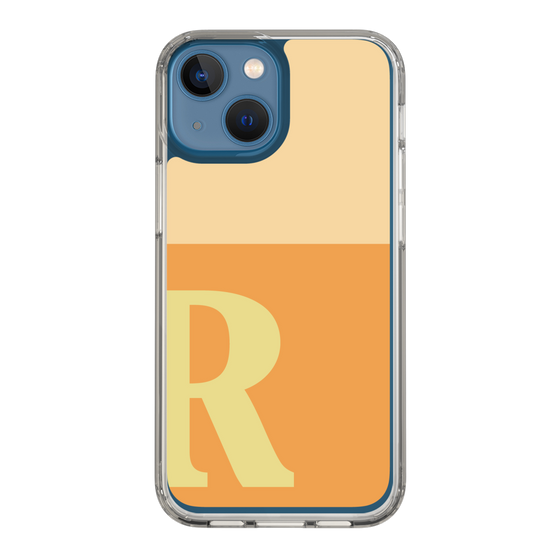 Slim Protection Case［ Original - initial two tone - R orange ］