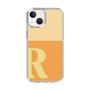 Slim Protection Case［ Original - initial two tone - R orange ］