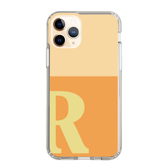 Slim Protection Case［ Original - initial two tone - R orange ］