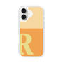 Slim Protection Case［ オリジナル - initial two tone - R orange ］