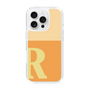 Slim Protection Case［ オリジナル - initial two tone - R orange ］