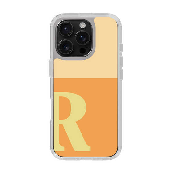 Slim Protection Case［ オリジナル - initial two tone - R orange ］
