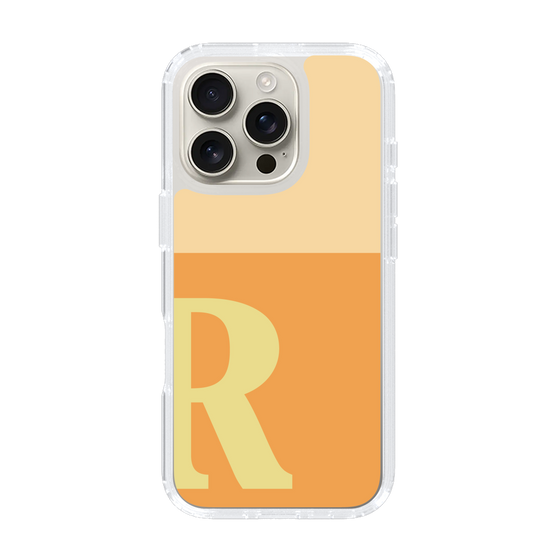 Slim Protection Case［ オリジナル - initial two tone - R orange ］
