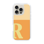 Slim Protection Case［ オリジナル - initial two tone - R orange ］