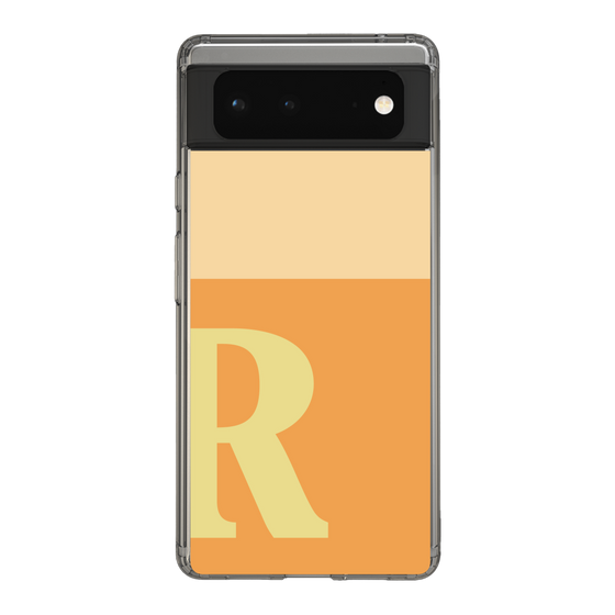 Slim Protection Case［ Original - initial two tone - R orange ］