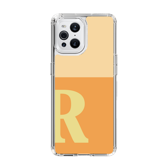 Slim Protection Case［ Original - initial two tone - R orange ］