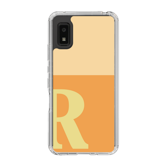 Slim Protection Case［ Original - initial two tone - R orange ］