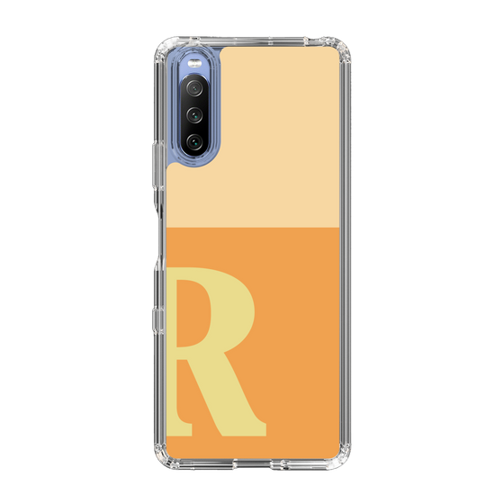 Slim Protection Case［ Original - initial two tone - R orange ］