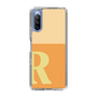 Slim Protection Case［ Original - initial two tone - R orange ］