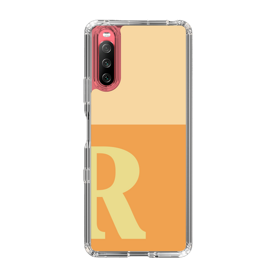 Slim Protection Case［ Original - initial two tone - R orange ］